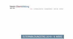 Desktop Screenshot of elternbildungstag.ch